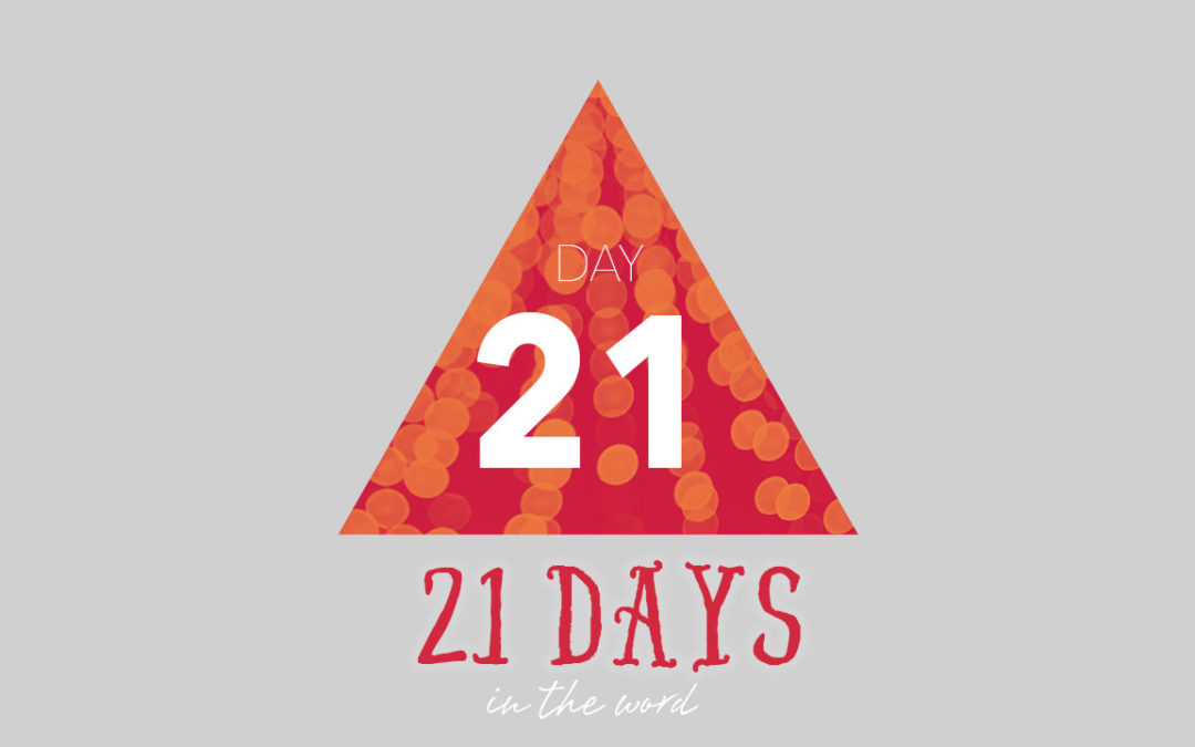 Day 21: Hunger for His Word